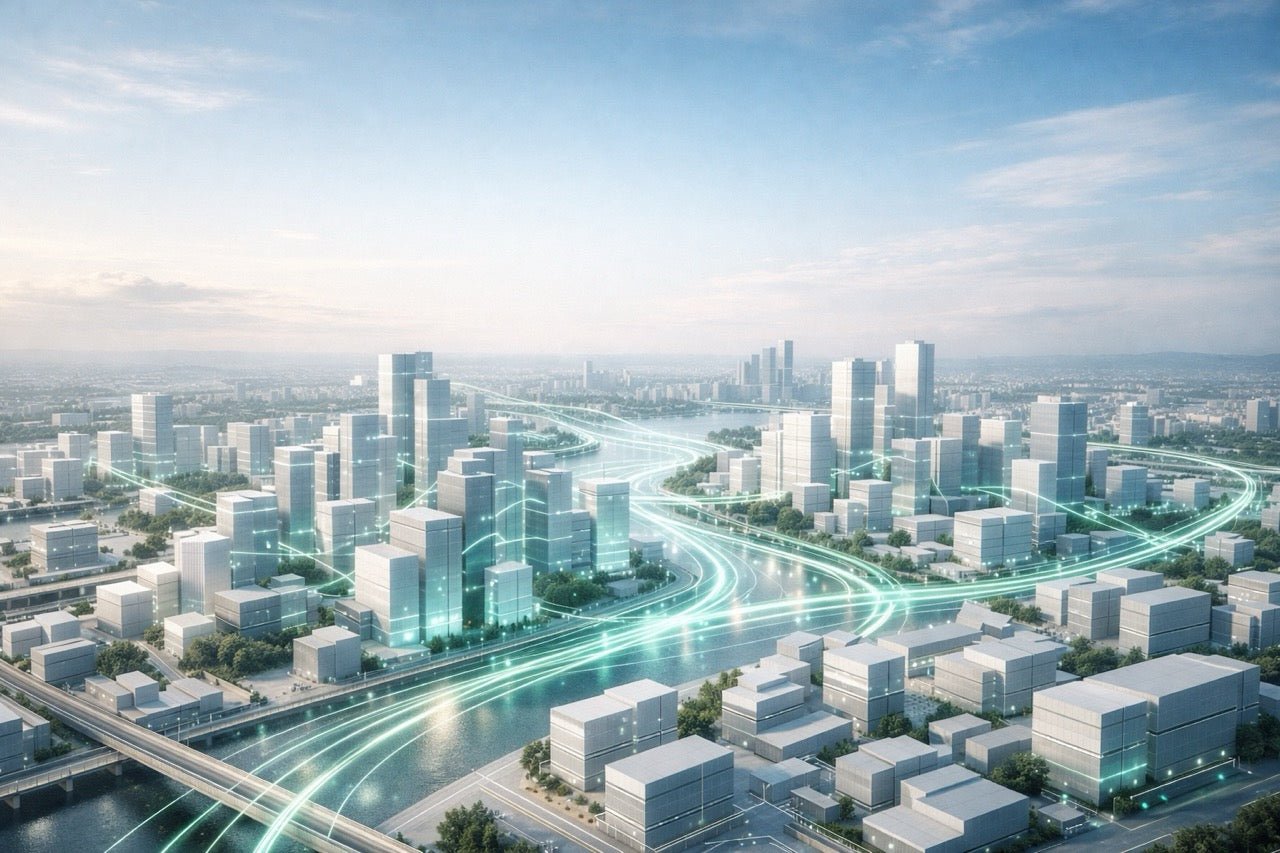 Futuristische Datenautobahn SEO Traffic